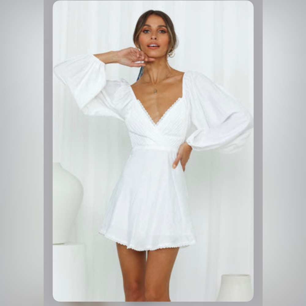 Hello Molly L - Coming Of Age Dress White Bridal Bachelorette Engagement